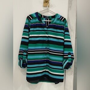 🔴ELEMENTZ ROLL TAB BLOUSE🔴